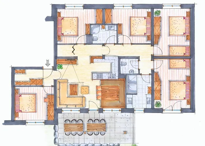 Neben Der Gondelbahn - Haus Nord アパート ブリクセン イン ターレ